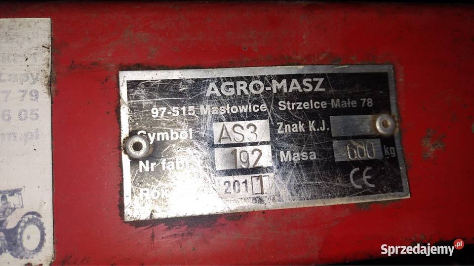 Agregat uprawowo siewny nieuszkodzony