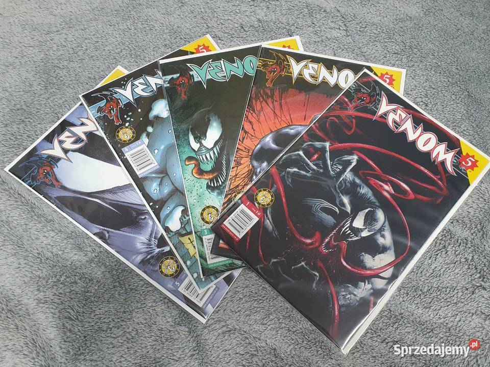 Venom zestaw 5 komiksów Marvel Mandragora Gdynia