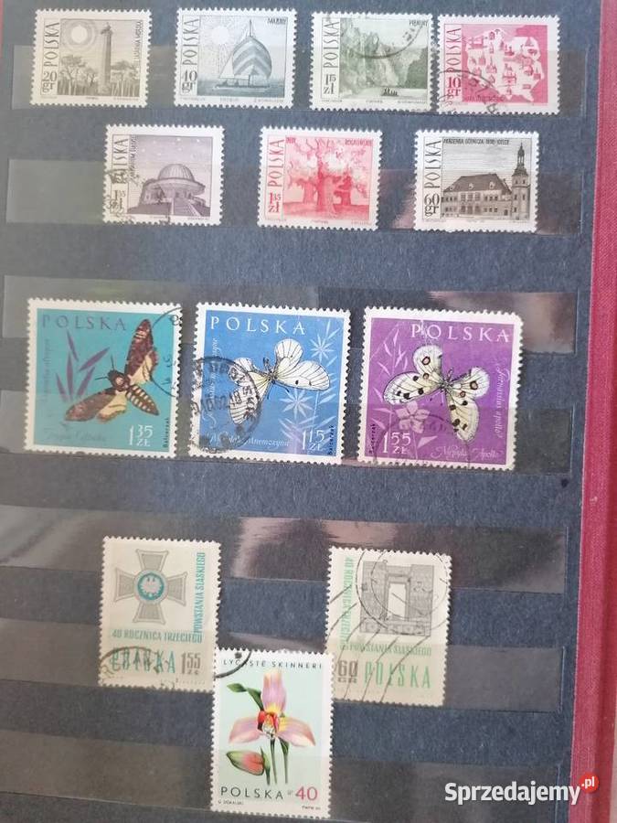 Album czerwony 2cz że znaczkami z lat 6079