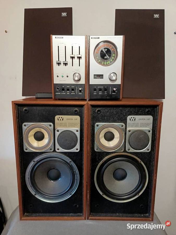 Zestaw Vintage SONY WHARFEDALE Audio Gdynia