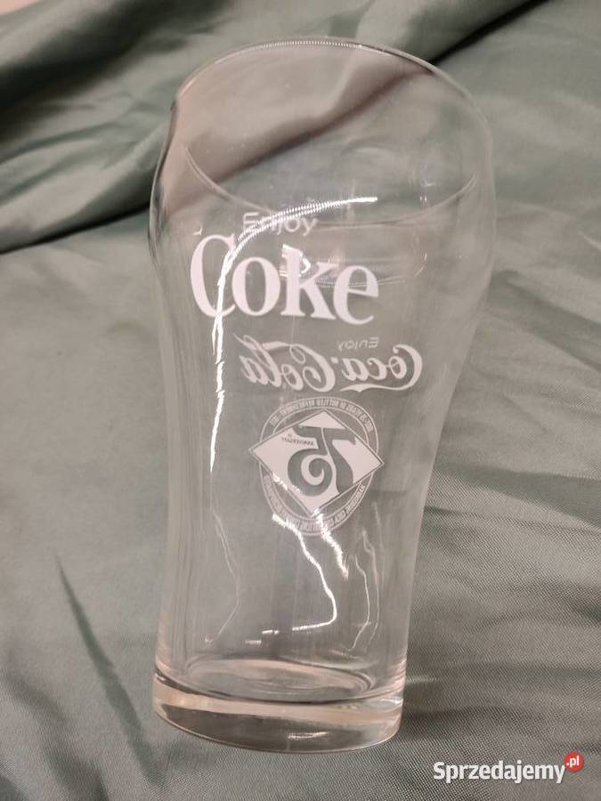 Szklanka Coca Cola Enjoy Coke z 1977 r Głuchołazy