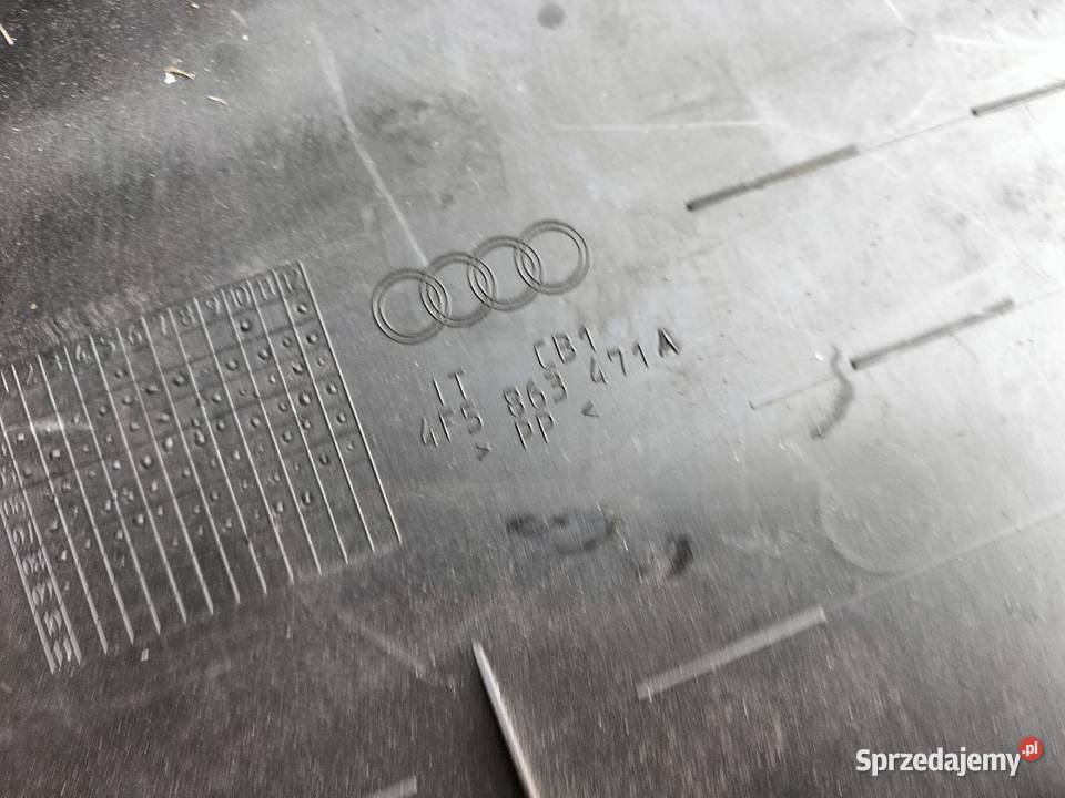 audi a6c6 A6 C6 4F5863471A NAKŁADKA OSŁONA RYGLA Osłony i zaślepki lubelskie Kamień-Kolonia