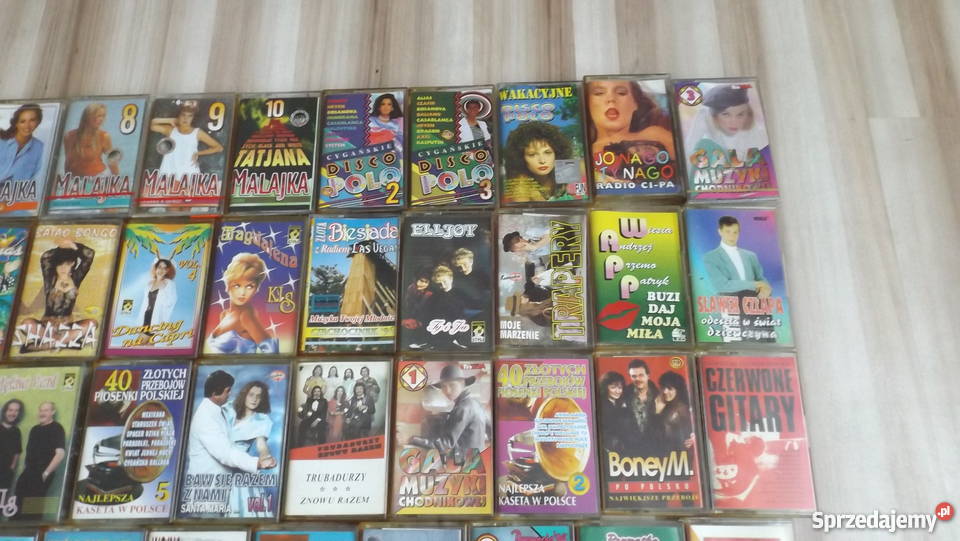 Zestaw Kaset Disco Polo 105 Oryginał Grodziczno sprzedam