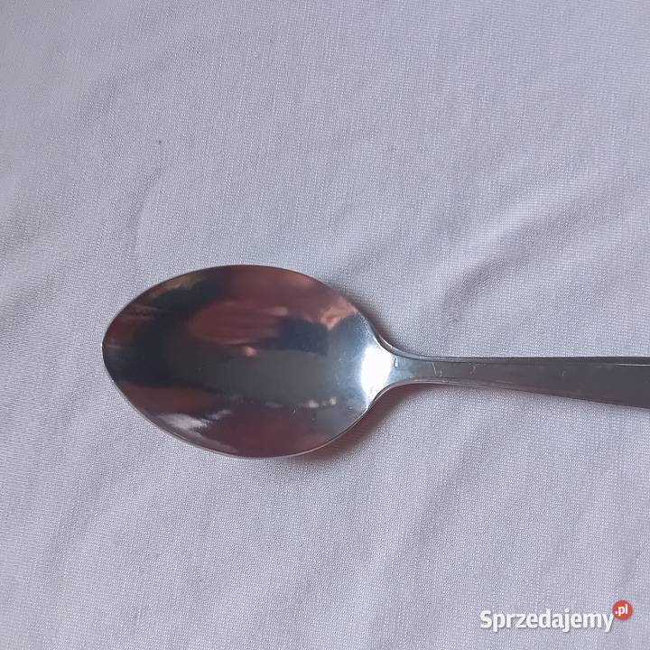 Łyżka ze stali nierdzewnej Hefra z grawerem GS Antyki, Sztuka, Kolekcje