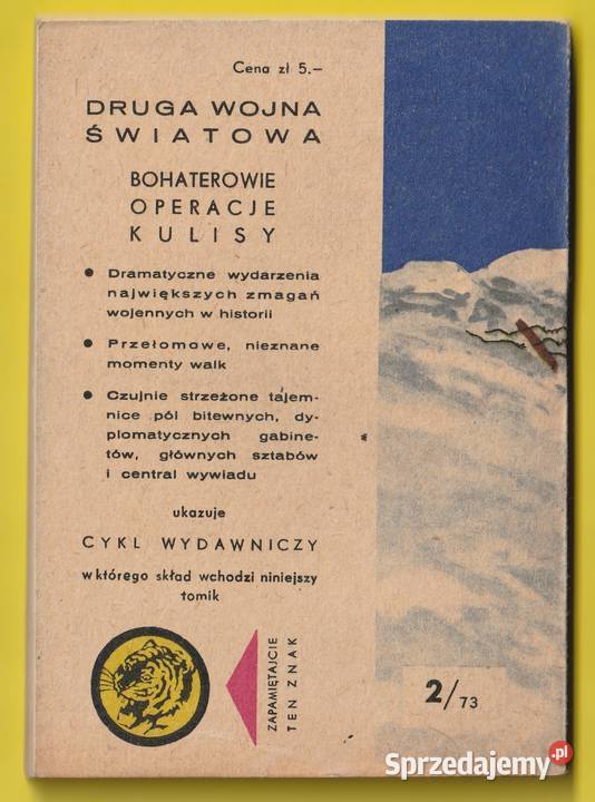 ŻÓŁTY TYGRYS LAPLANDZKIM WAŁEM 1973 Łódź