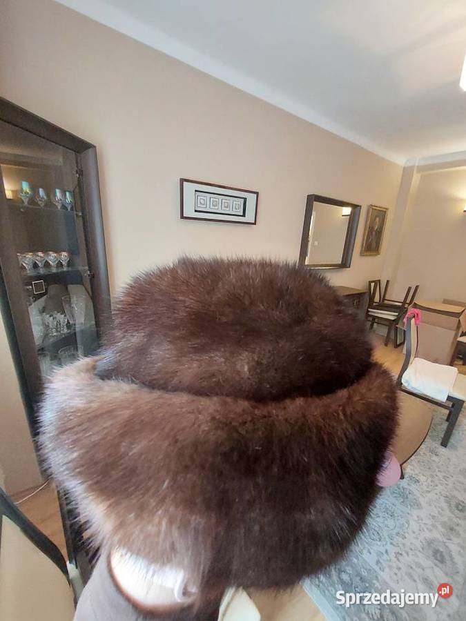 Czapka futrzana z naturalnych norek Warszawa