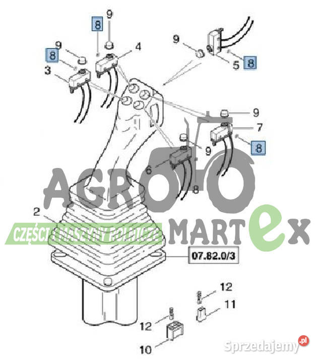 85807624 ZACISK CNH dolnośląskie sprzedam
