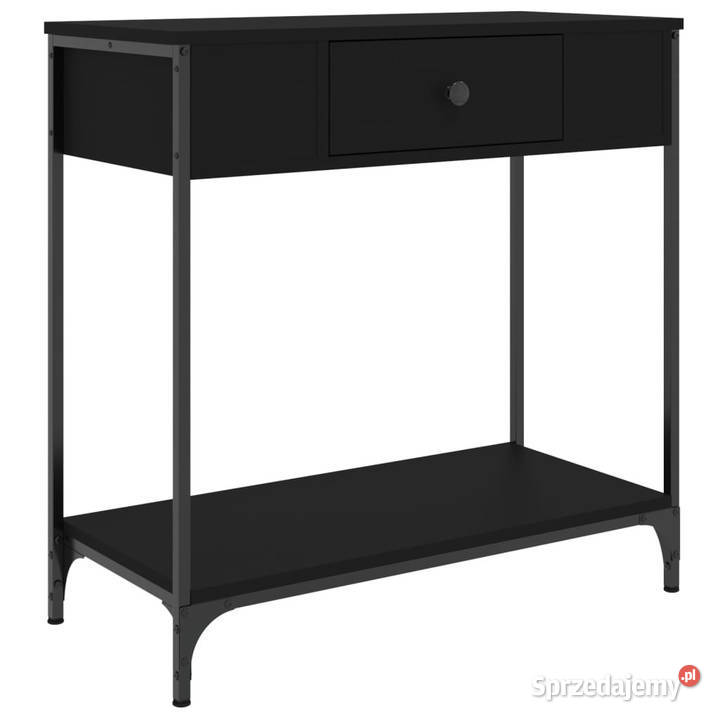 Stolik konsolowy czarny 75x345x75 WM834165 Stoły Warszawa