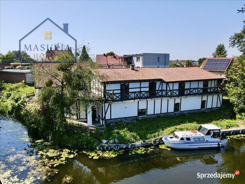 Obiekt gastronomicznohotelowy wodą Miłomłyn