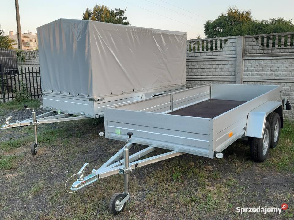 Przyczepka samochodowa 1oś resor 6 piór MALIKÓW Rydwan Do samochodów osobowych Kielce