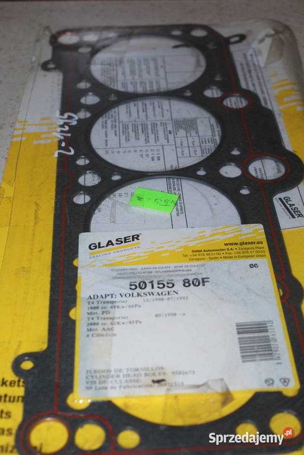 USZCZELKA GŁOWICY VW T4 GLA 50155 044103383D Białobrzegi