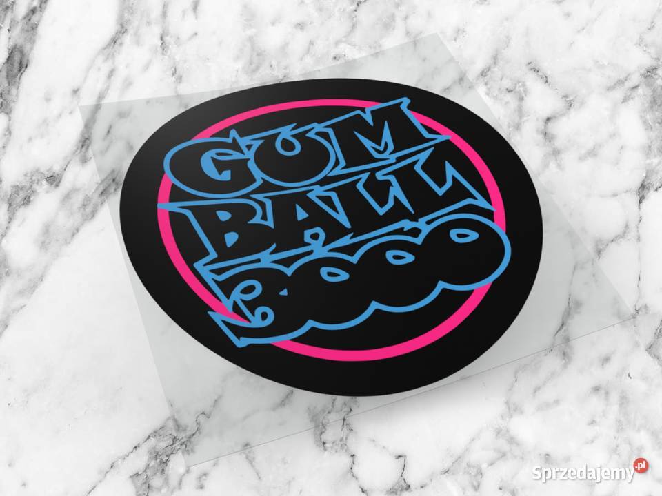Naklejka GUMBALL 3000 10 x 10 gum ball race 7 Choroszcz sprzedam