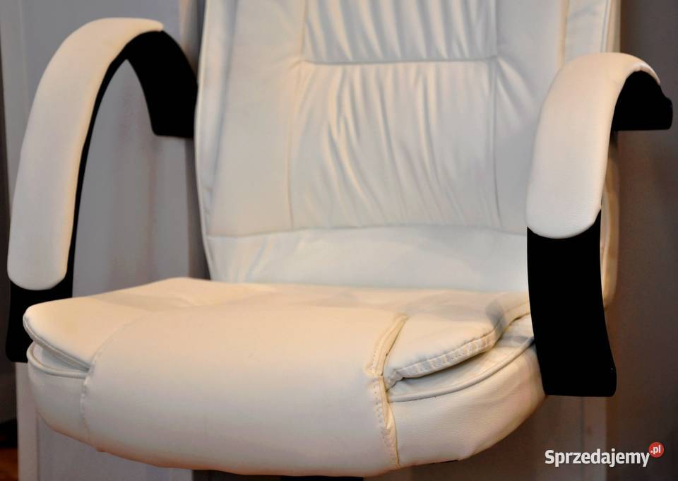 Wygodny FOTEL BIUROWY Krzesło Biurowe TILT Chrom podlaskie Białystok