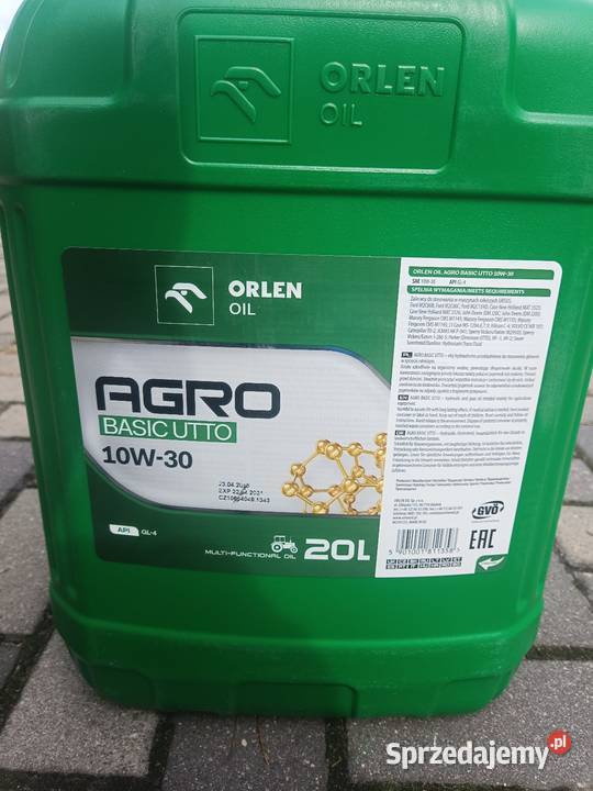 Olej Agro Basic UTTO 10w30 20l Wilamów-Parcela