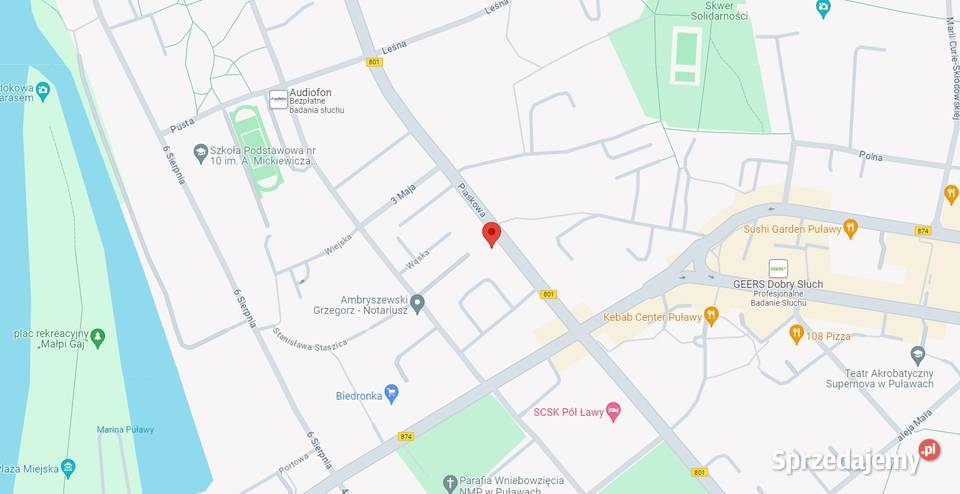 Działka pod zabudowę wielorodzinną i usługową budowlana Sprzedaż Puławy