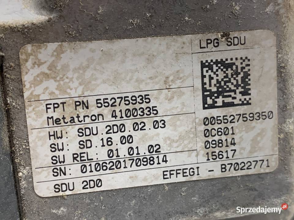 KOMPUTER LPG 55275935 STEROWNIK GAZU ZASILANIA