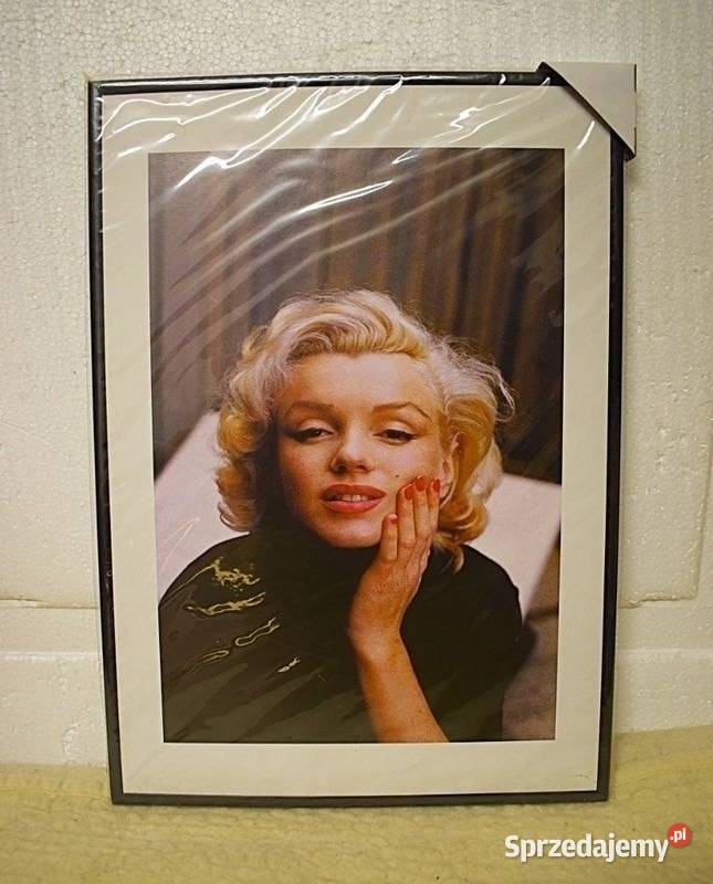 Marlin Monroe kolorowe zdjęcie w ramówce 29 x 39 Chełmno