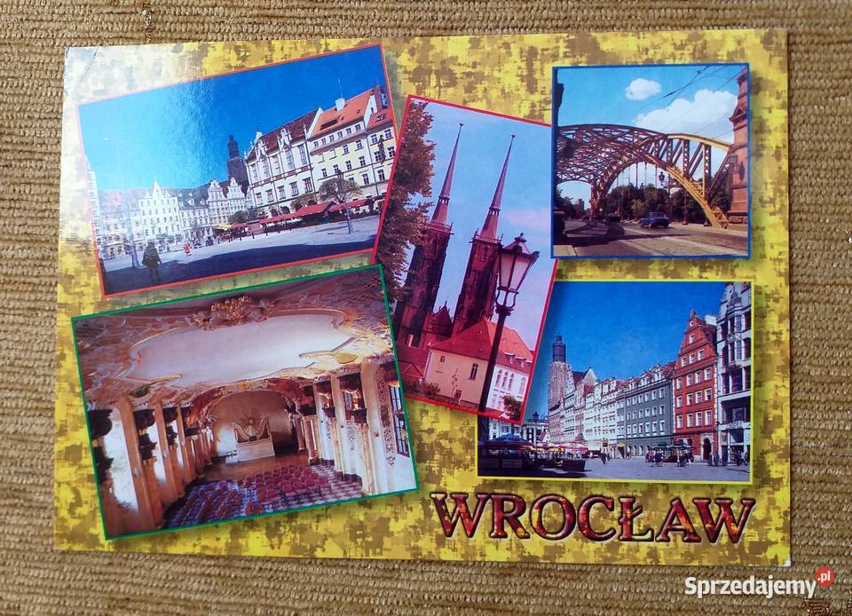 WROCŁAW M IN SALA KONCERTOWA UNIWERSYTETU Pocztówki i karty telefoniczne Piszczac