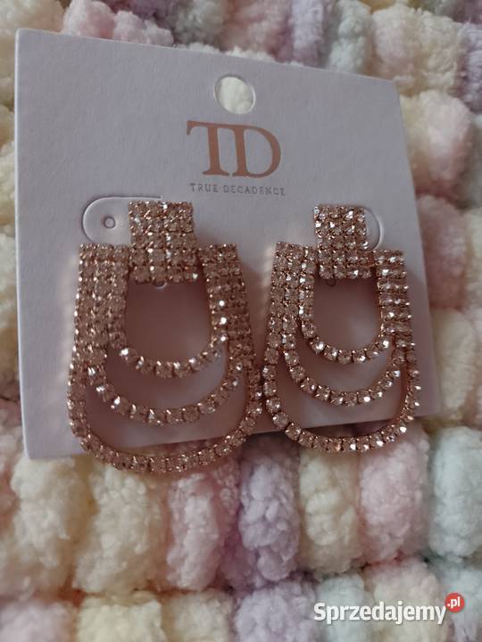 Ekskluzywne Bogato zdobione kolczyki z Londynu Dla kobiet Moda i Styl Kraków