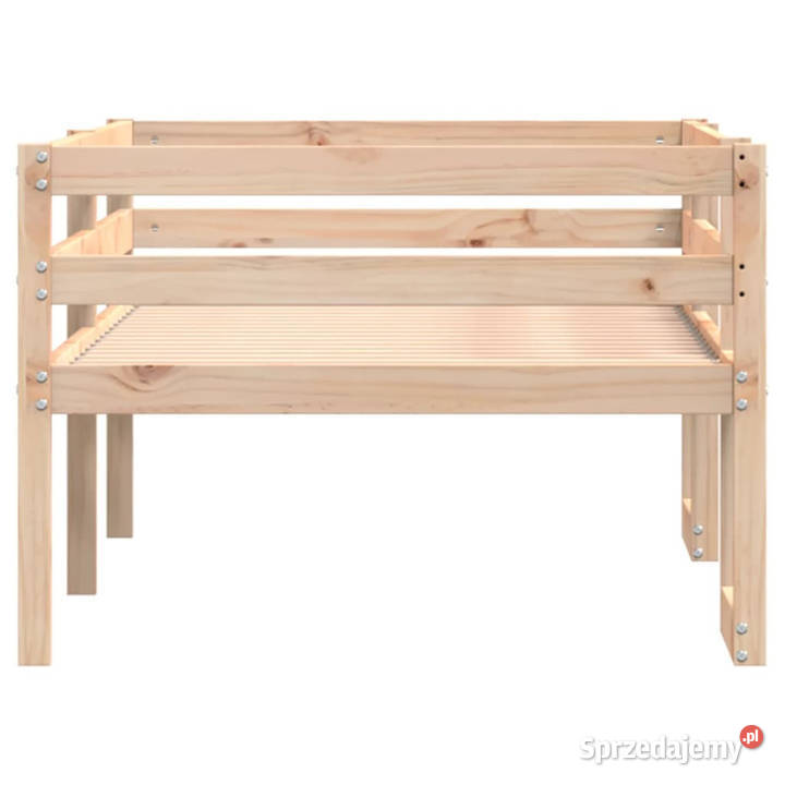 Rama łóżka dzieci drewno sosnowe 90x200 WM846864 mazowieckie Warszawa