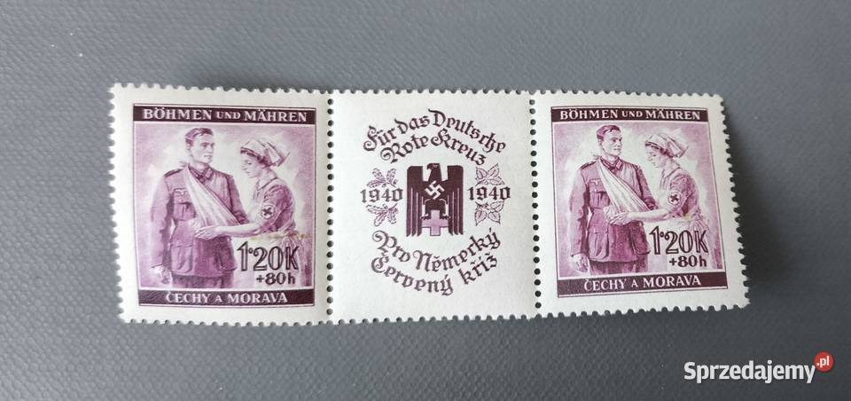 Znaczek Czechy i Morawy Warszawa