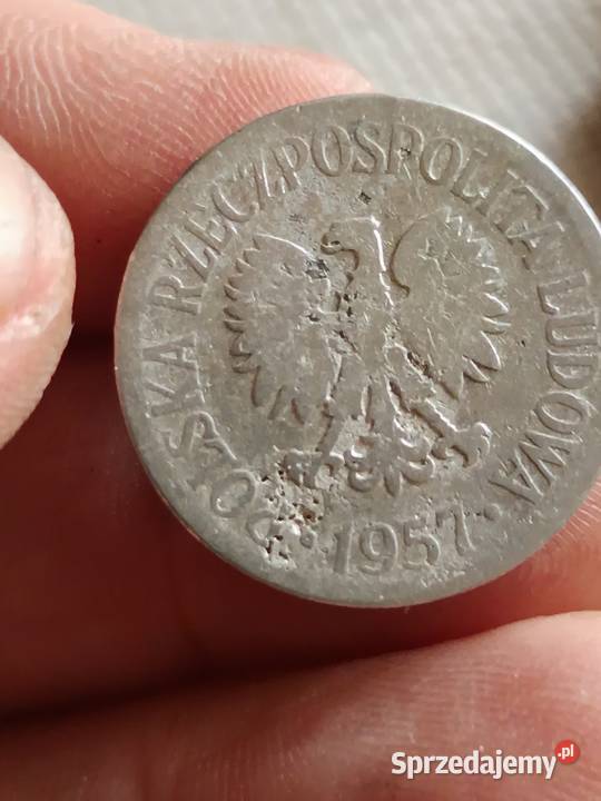 lekka skretka sprzedam monete 50 groszy 1957 Numizmatyka Chełm