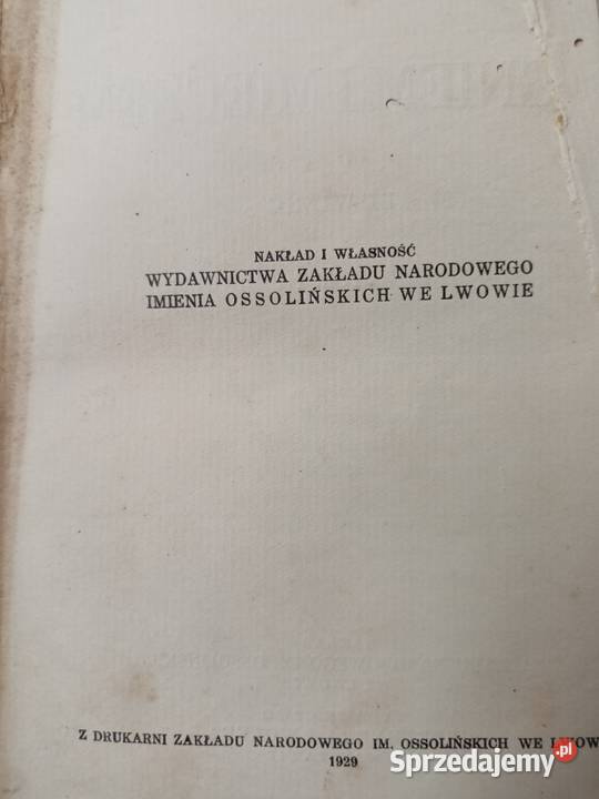 Sienkiewicza książki przedwojenne antykwariat