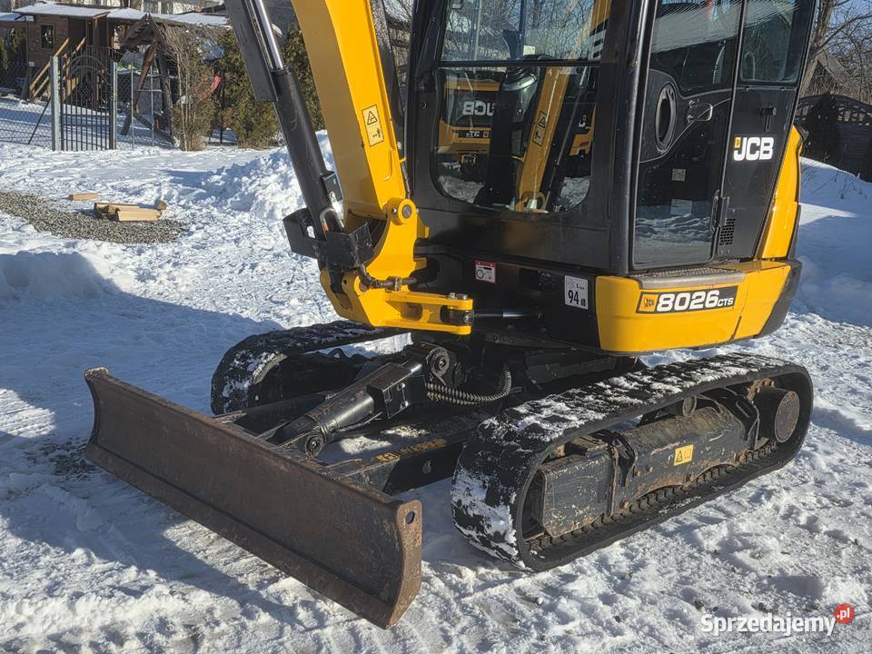 JCB 8026 mini koparka 3 łyżki szybkozłącze 1 wł sprzedam