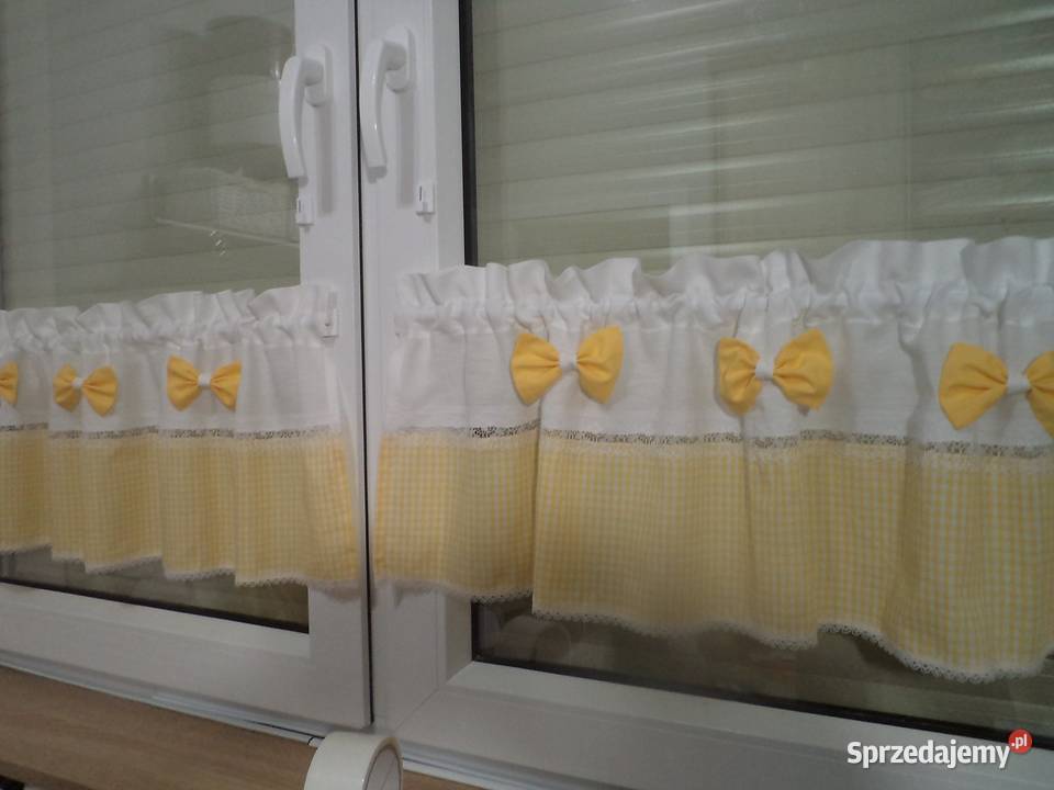 firanki zazdrostki lambrekiny komplety na okno inny kolor Wystrój okien Włocławek