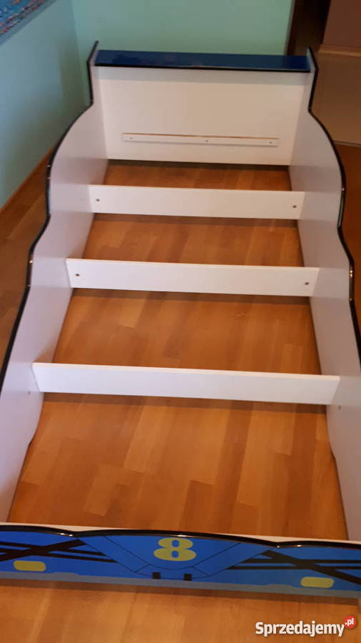 Łóżko Auto Formuła niebieskie Pokój dziecięcy Piaseczno