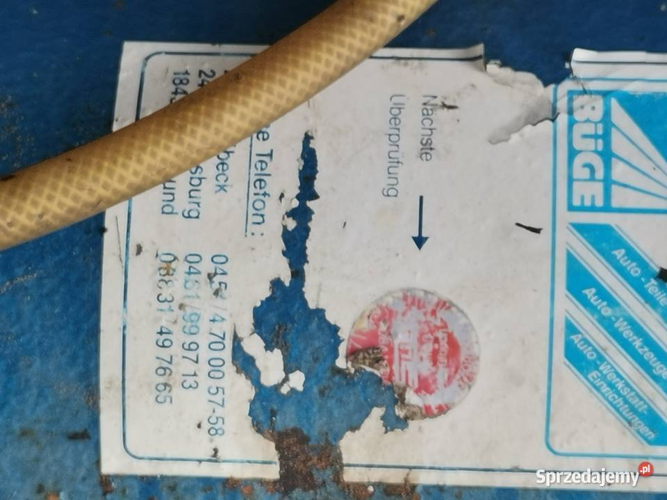 Podnośnik kanalowy Podnośniki pneumatyczne