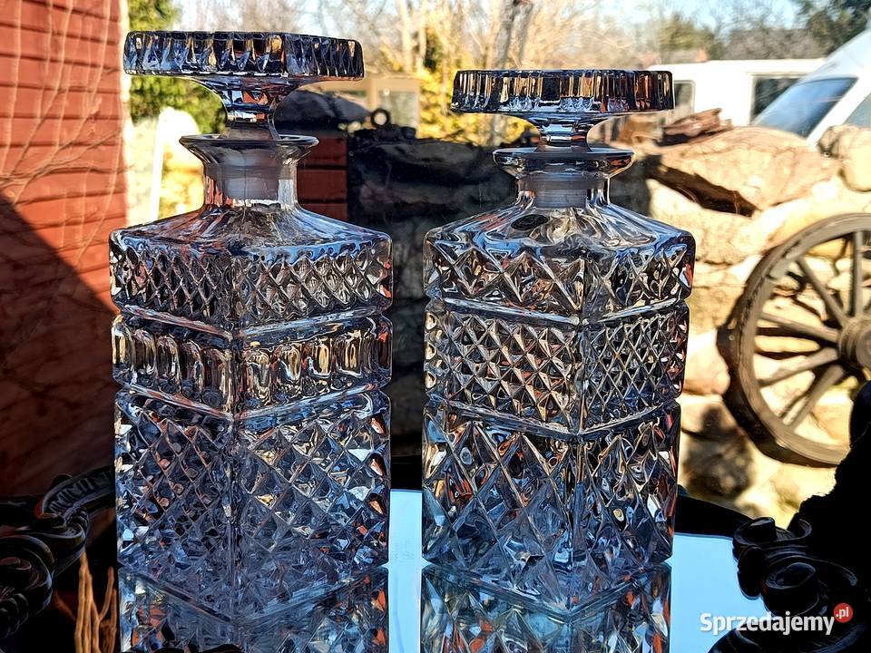 Karafki kryształowe do whisky koniaku brandy