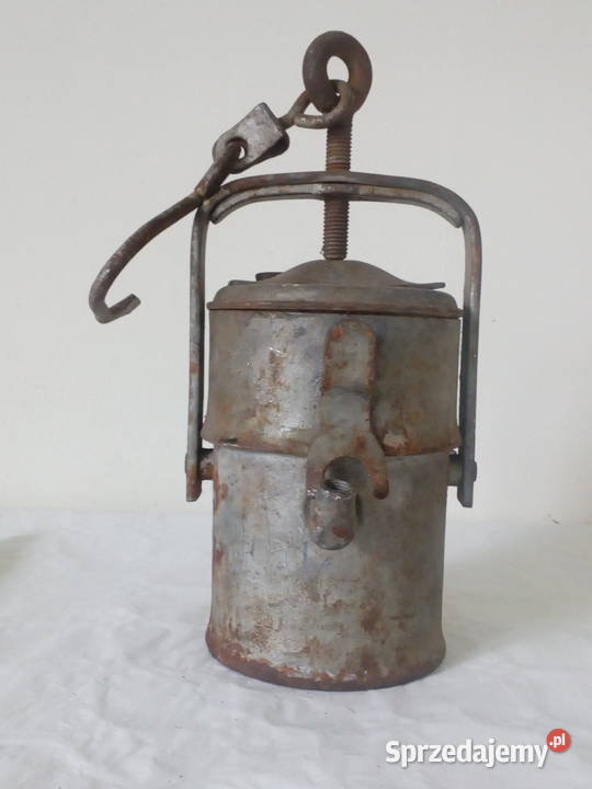 Górnicza stara lampa karbidowa Rzeszów