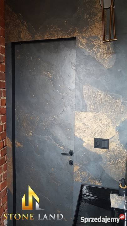 Fornir kamienny KBlack Gold czerń złoto duży XL dolnośląskie