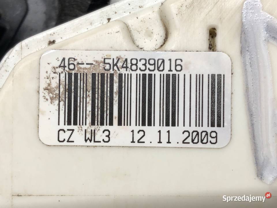 ZAMEK DRZWI PRAWY TYŁ VW POLO V Hatchback osobowe