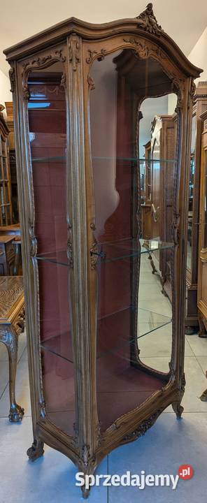 piękna witrynaserwantka ludwikowska orzechsklep Dąbrowa Górnicza