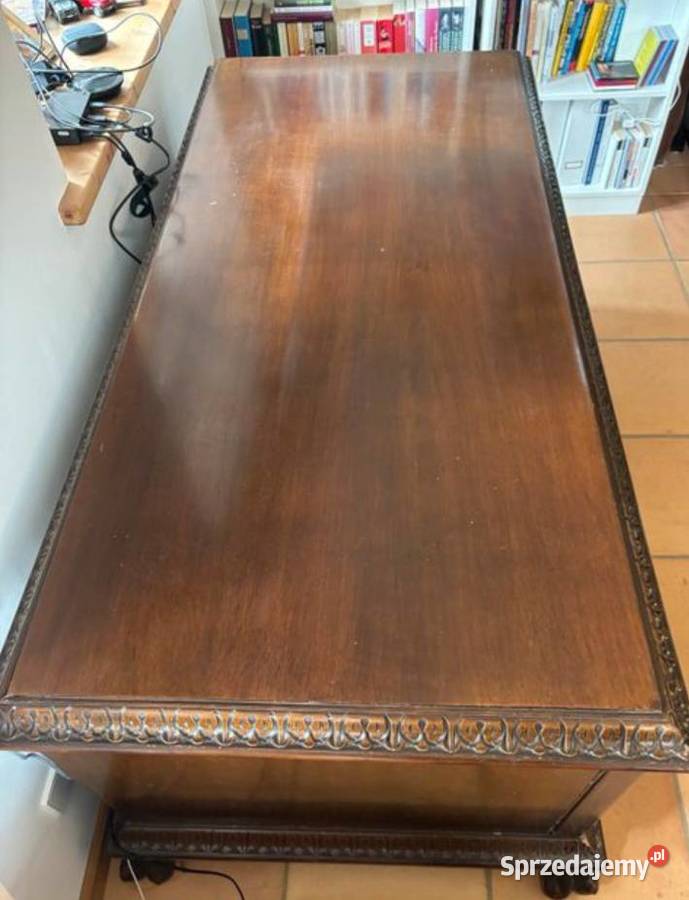 Biblioteka biurko i 3 krzesła Łagiewniki