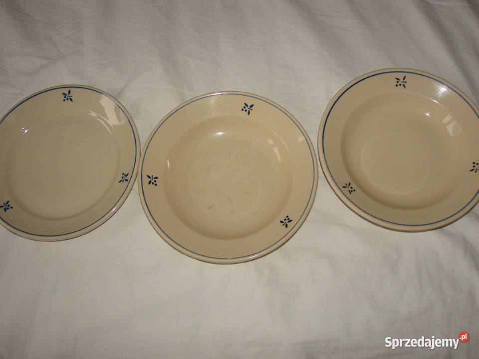 Włocławek talerz obiadowy PRL Pruszcz Gdański