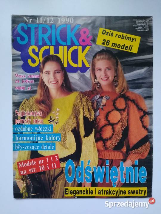 Strick Schick 1112 1990 miesięcznik Gdańsk