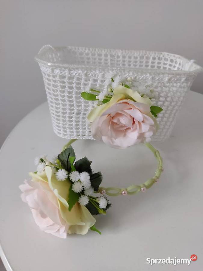 Koszyczek i opaska na BOZE CIAŁO