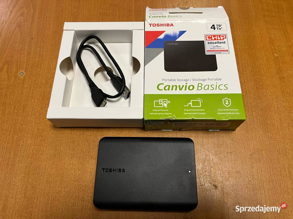Dysk zewnętrzny HDD Toshiba Canvio Basics 4TB Elbląg