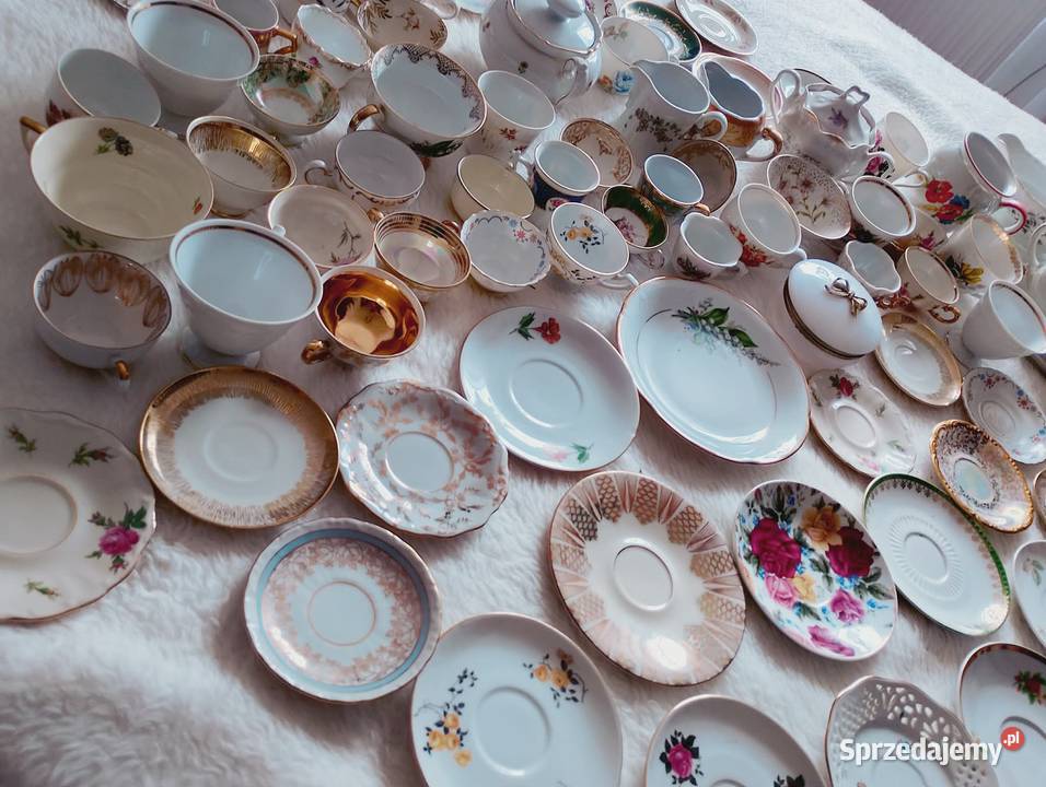 Stara sygnowana porcelana ponad 90 sztuk
