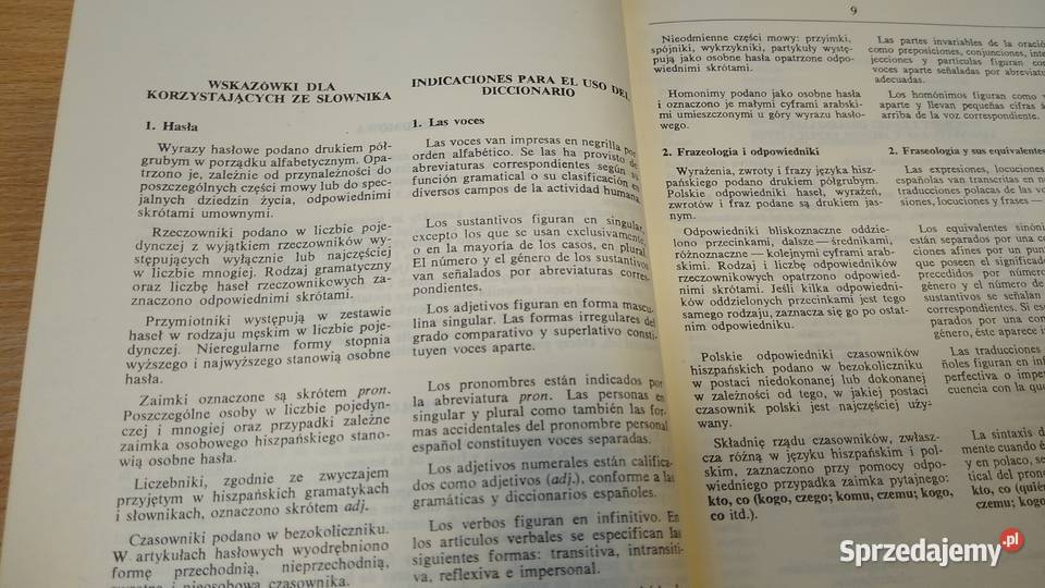 Podręczny słownik hiszpańskopolski Stanisław