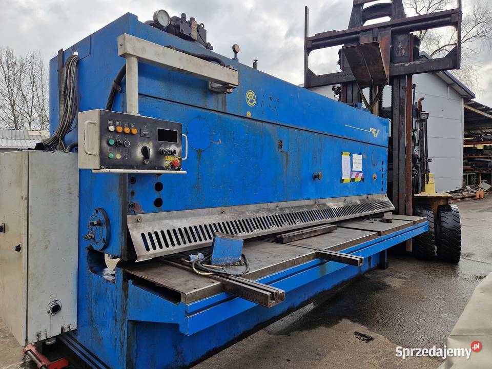 Nożyce gilotynowe CNTA 103700 Strojarne Piesok podkarpackie Jasło