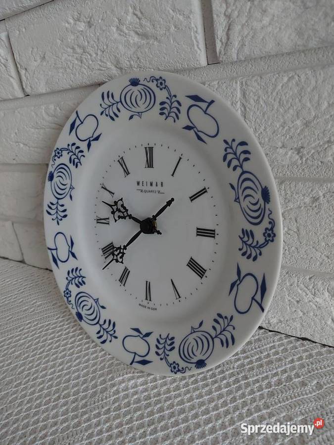 Zegar ścienny wzór cebulowy lubuskie Zielona Góra