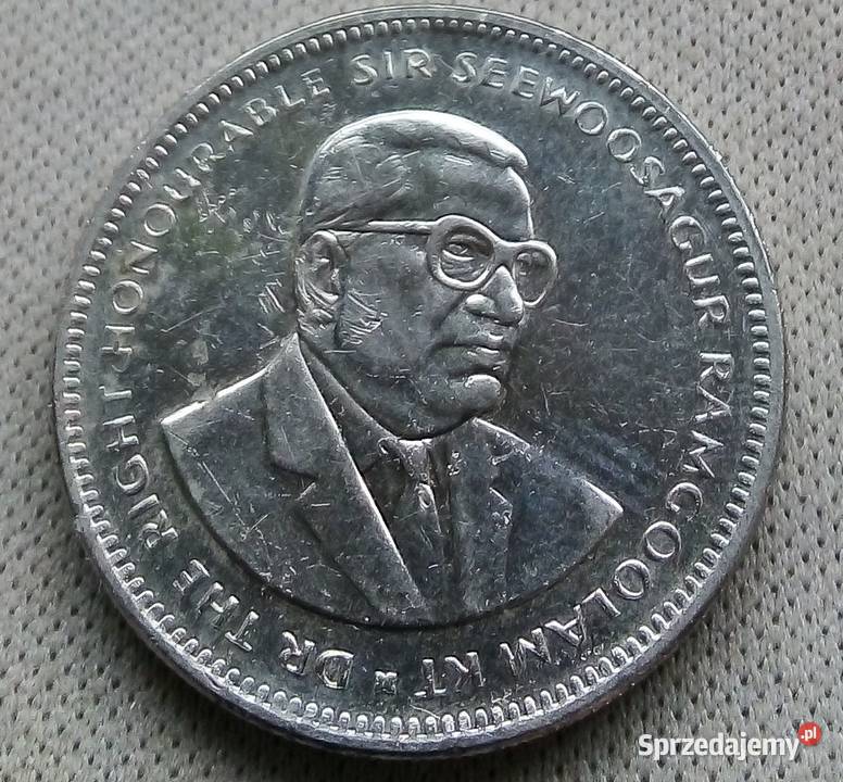 MAURITIUS HALF RUPEE2007 r JELEŃ Legionowo