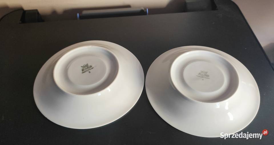 filiżanka spodeczki i mlecznik porcelana śląskie Siemianowice Śląskie