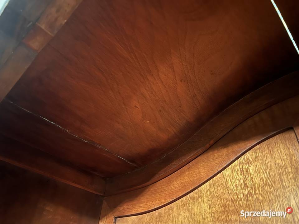 Zestaw mebli witryna i kredens z lat 20 antyki