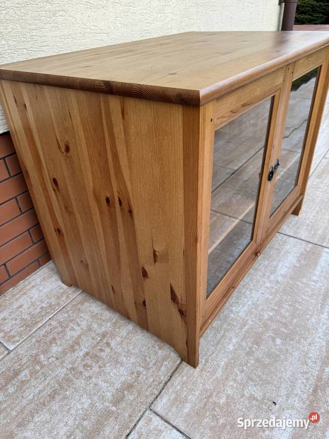 Szafka drewniana Leksvik komoda rtv Ikea Sulbiny