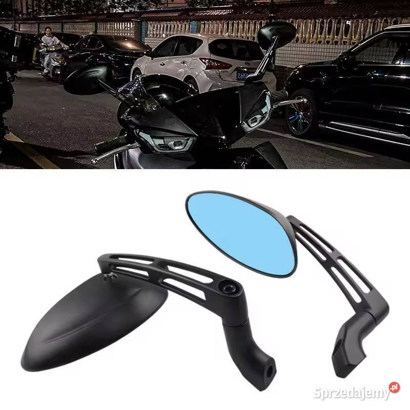 Lusterka motocyklowe motorowerowe ALU